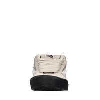 Sneakers in camoscio pelle e tessuto 