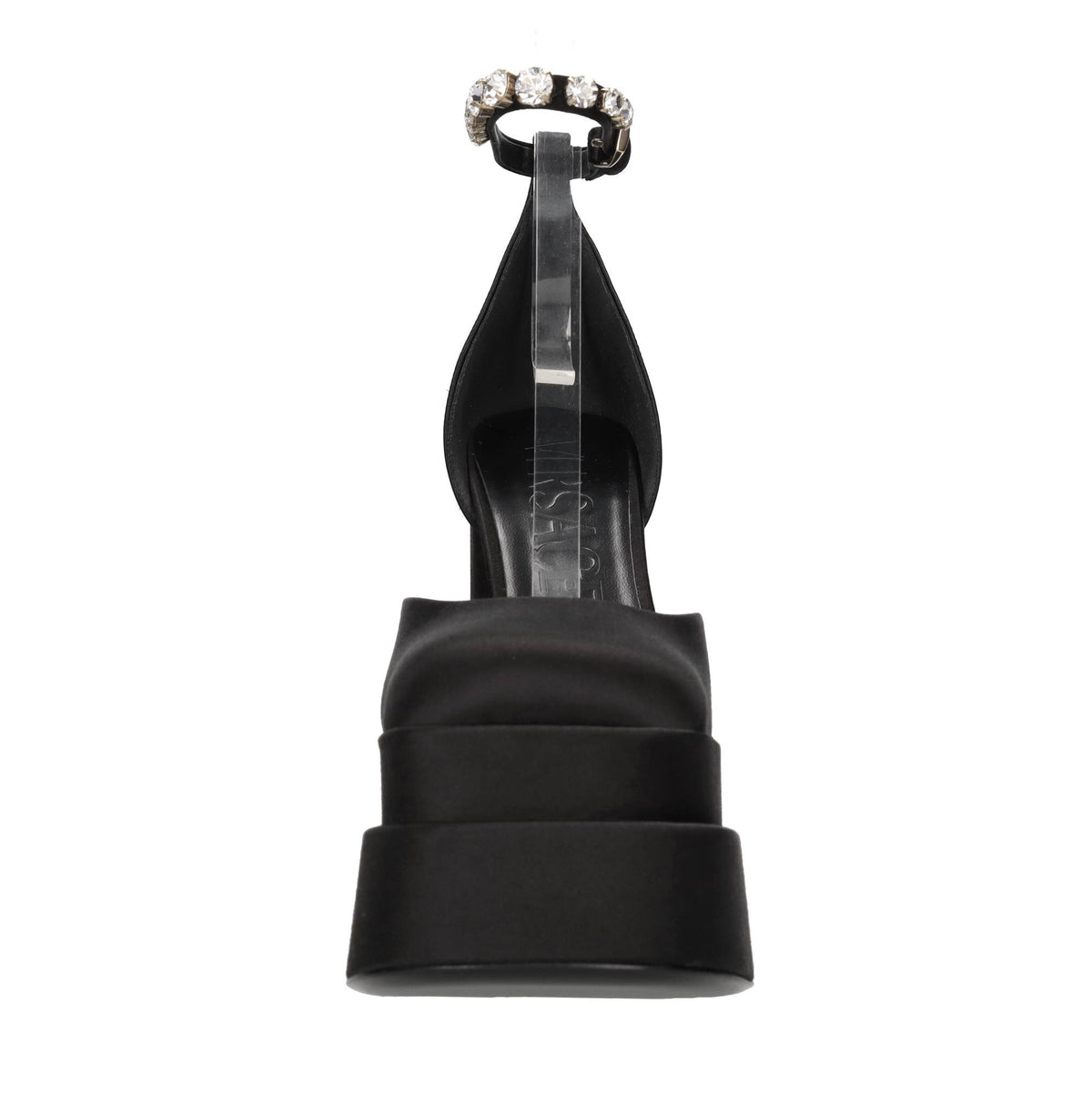 Décolleté slingback in raso 