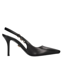 Décolleté slingback in pelle 