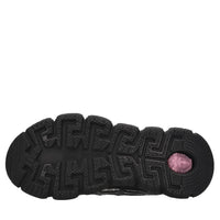 Sneakers in pelle e tessuto 