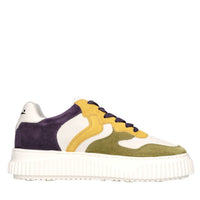 Sneakers in pelle e camoscio 