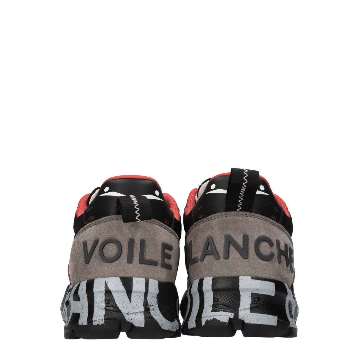 Sneakers in camoscio, pelle e tessuto 