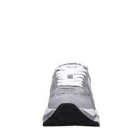 Sneakers in camoscio pelle e tessuto 