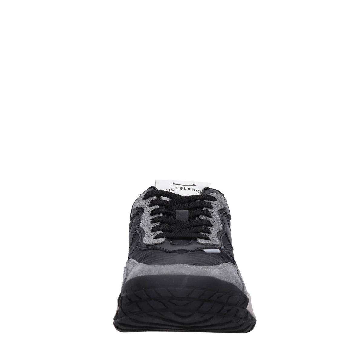 Sneakers in camoscio pelle e tessuto 