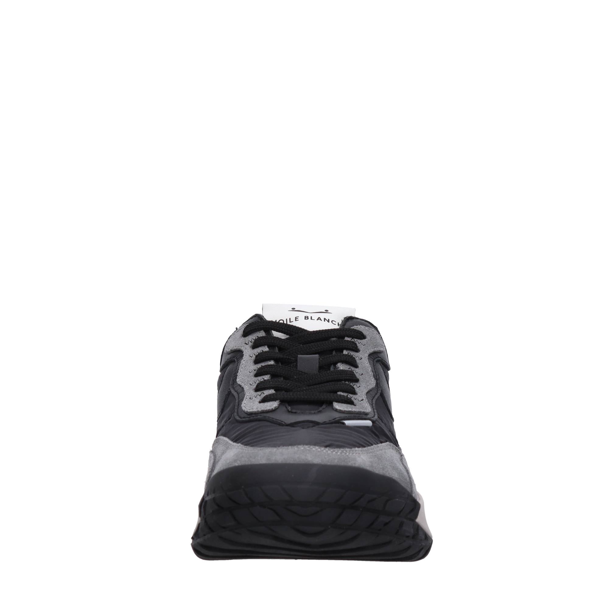 Sneakers in camoscio pelle e tessuto 