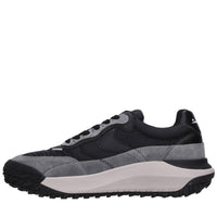 Sneakers in camoscio pelle e tessuto 