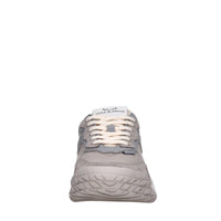 Sneakers in camoscio pelle e tessuto 