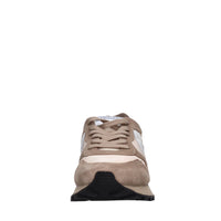 Sneakers in camoscio ecopelle e tessuto 
