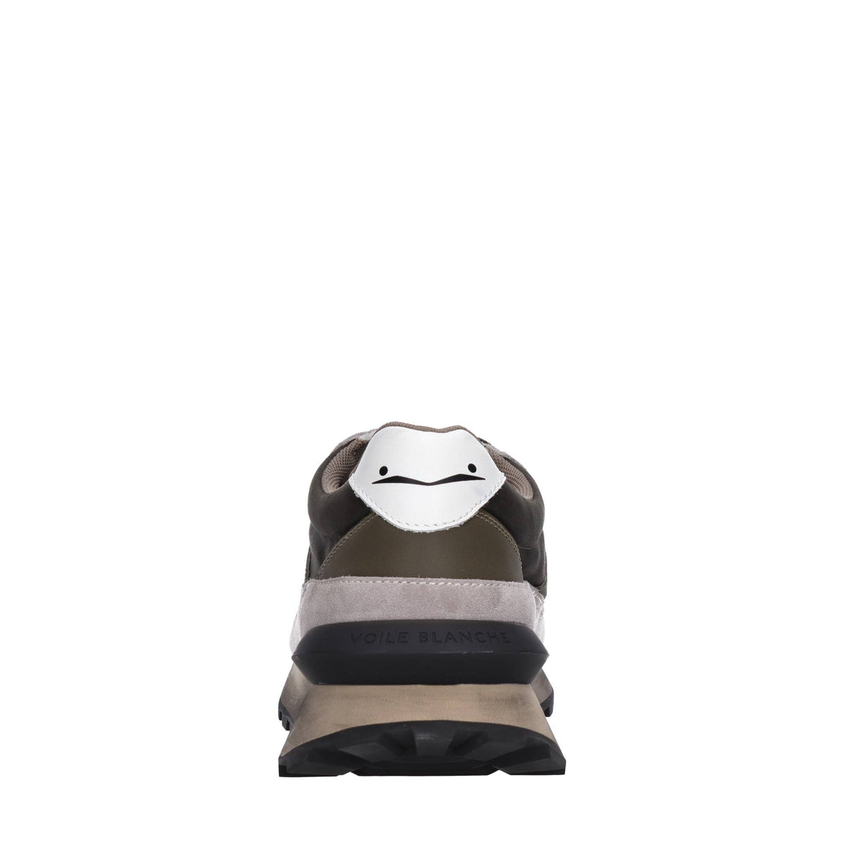 Sneakers in camoscio pelle e tessuto 