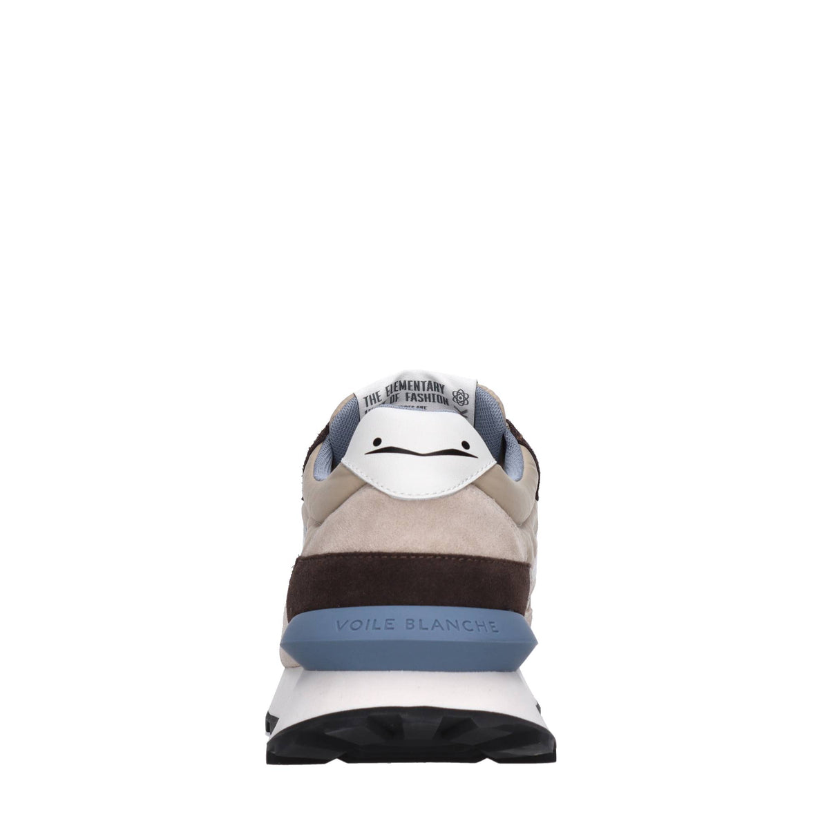 Sneakers in camoscio pelle e tessuto 