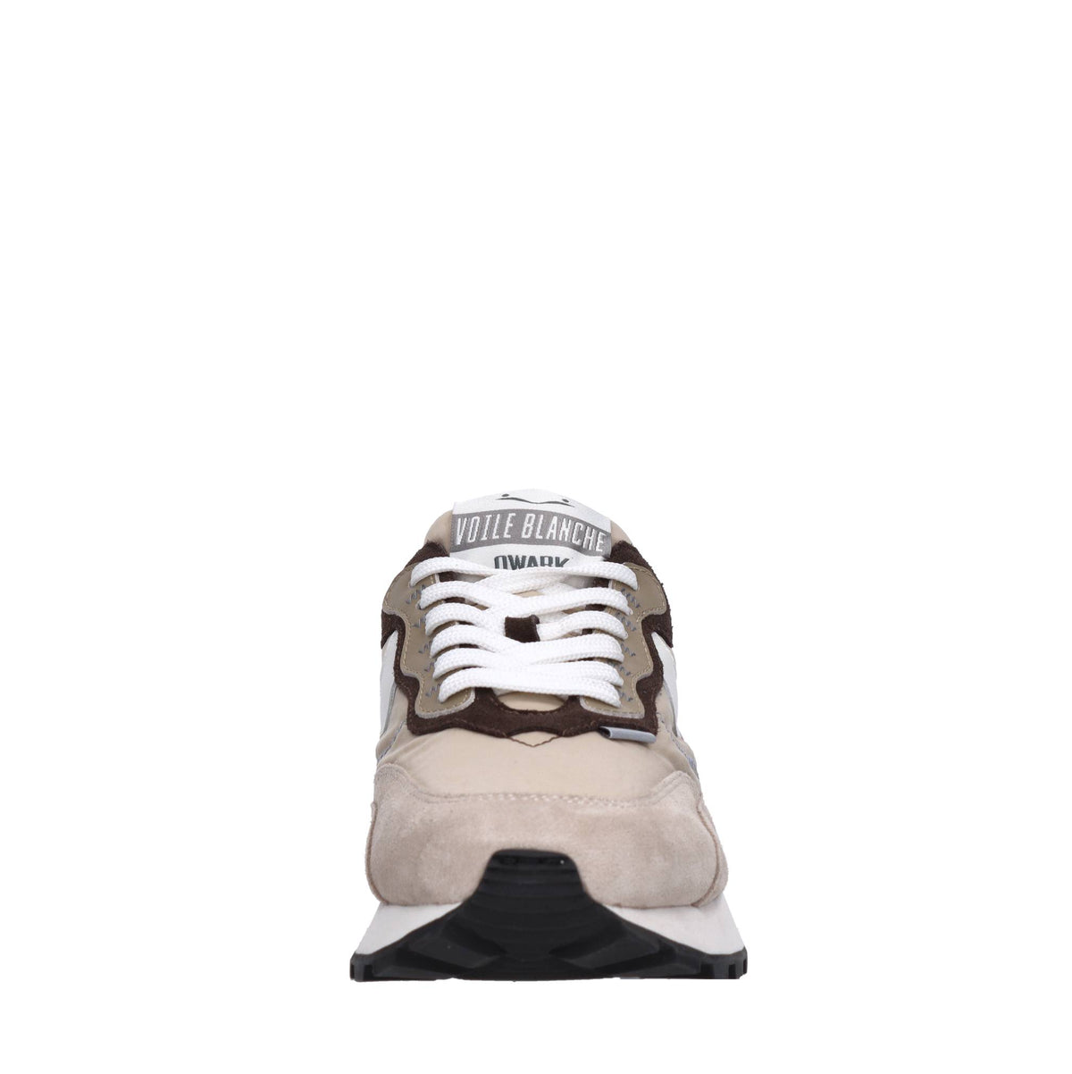 Sneakers in camoscio pelle e tessuto 