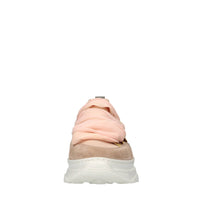 Sneakers slip-on in camoscio, pelle e tessuto 