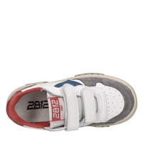 Sneakers in pelle e camoscio 