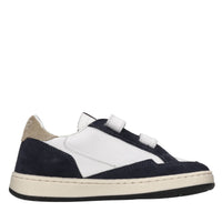 Sneakers in pelle e camoscio 