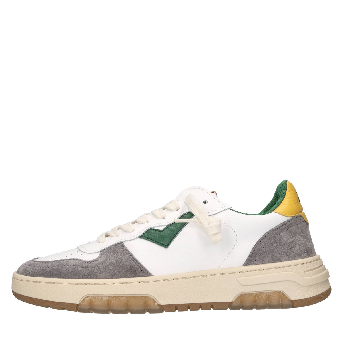 Sneakers in pelle e camoscio 
