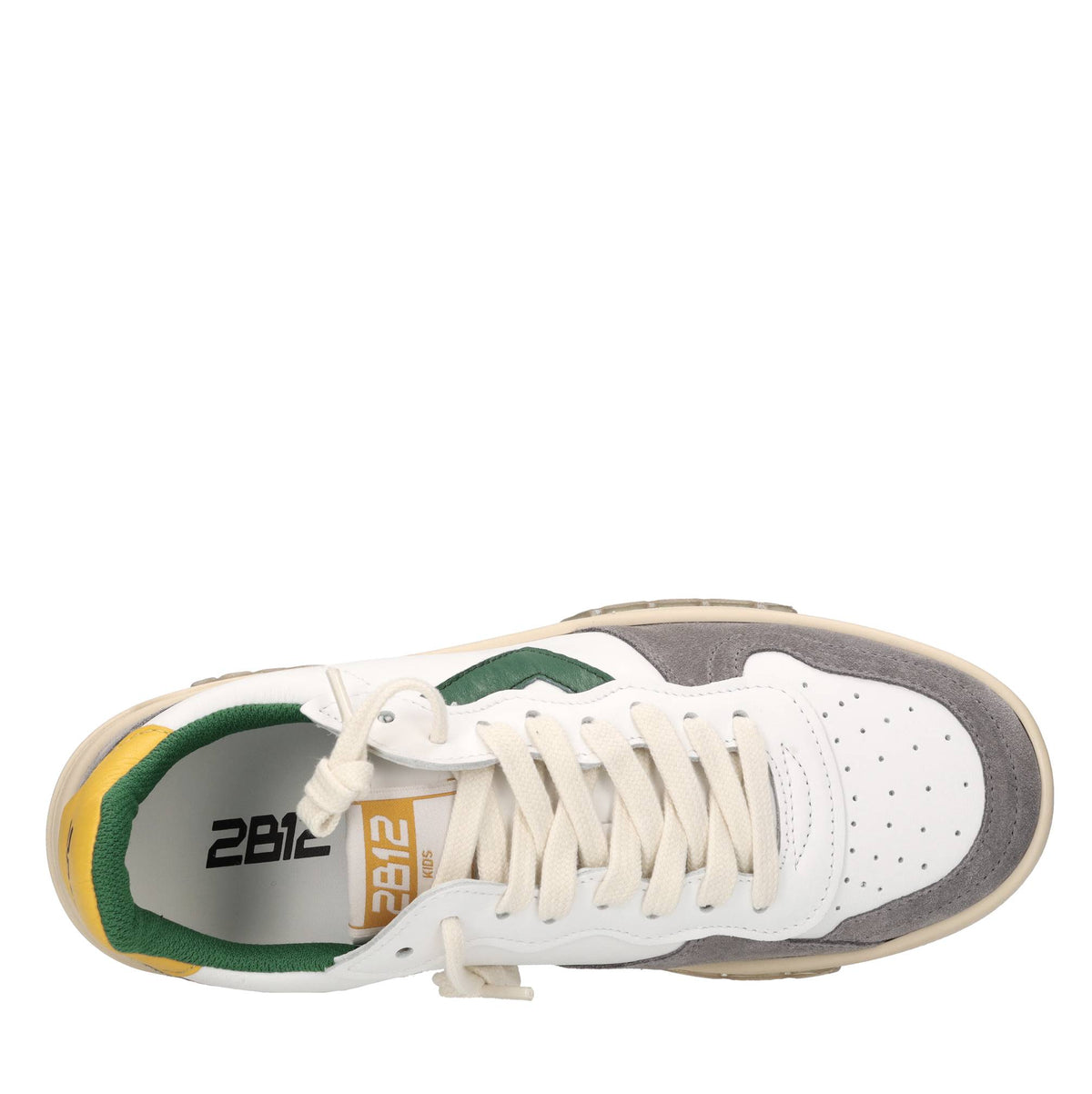 Sneakers in pelle e camoscio 