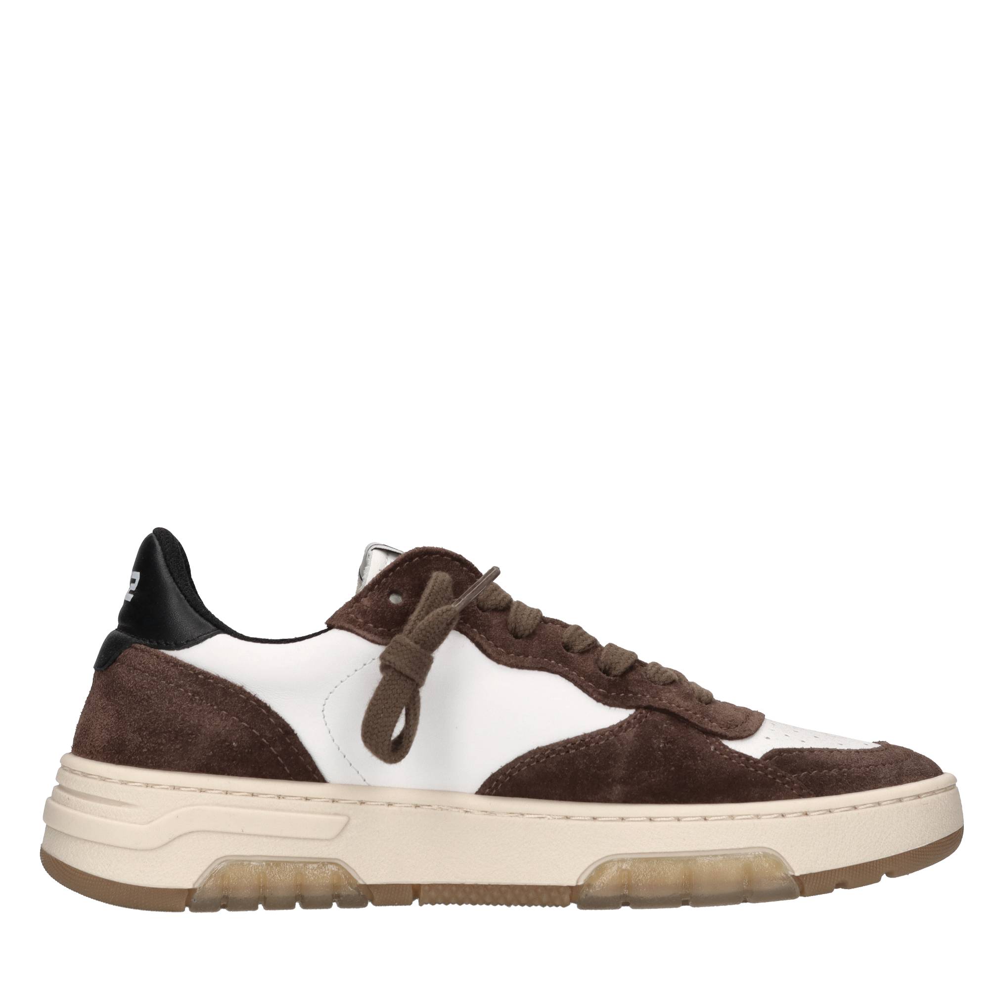 Sneakers in pelle e camoscio 