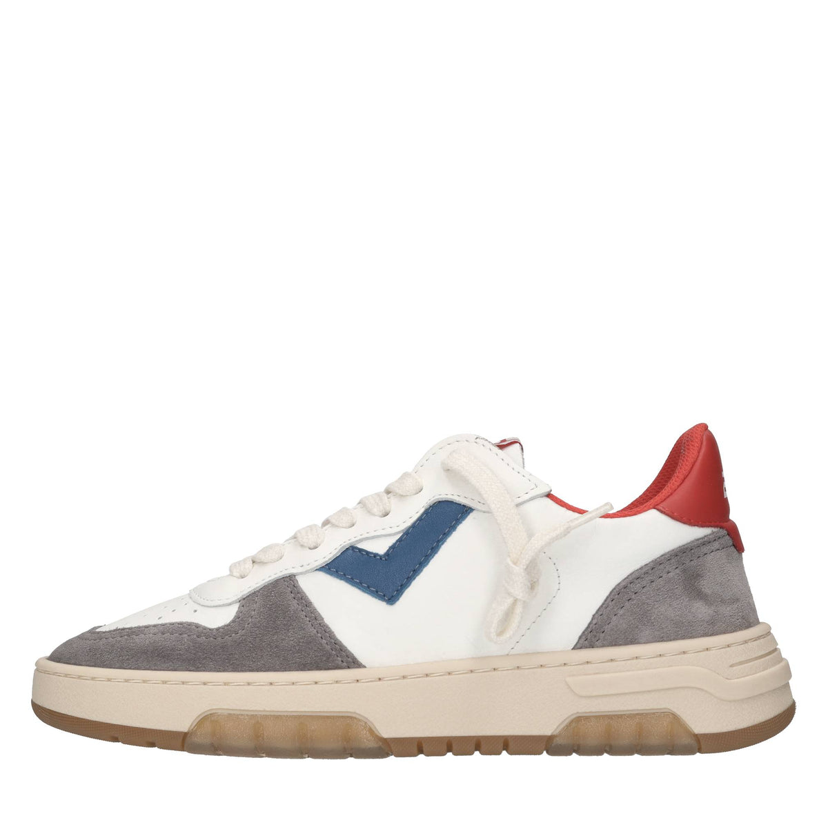 Sneakers in pelle e camoscio 