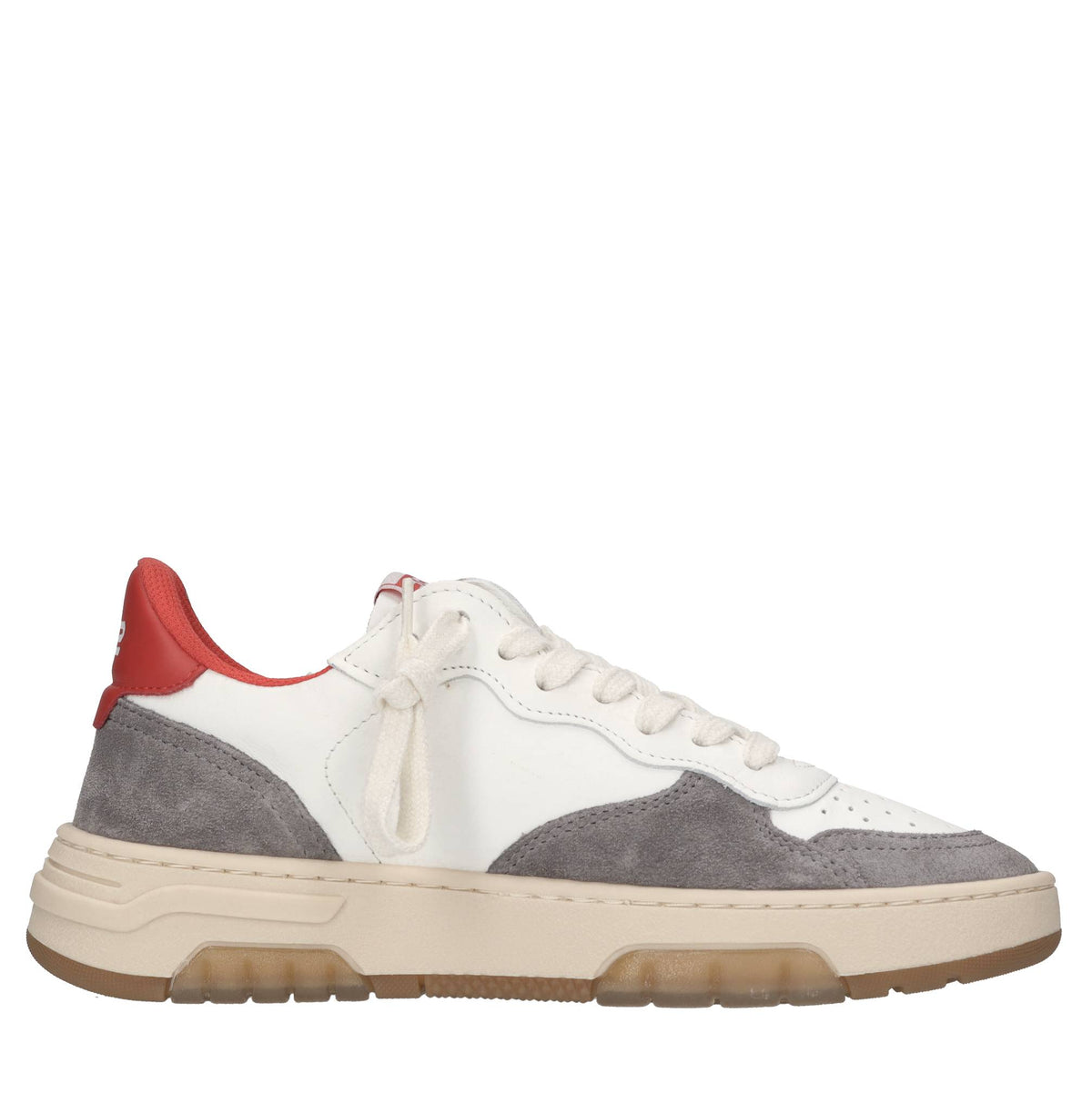 Sneakers in pelle e camoscio 