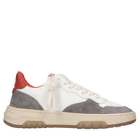 Sneakers in pelle e camoscio 