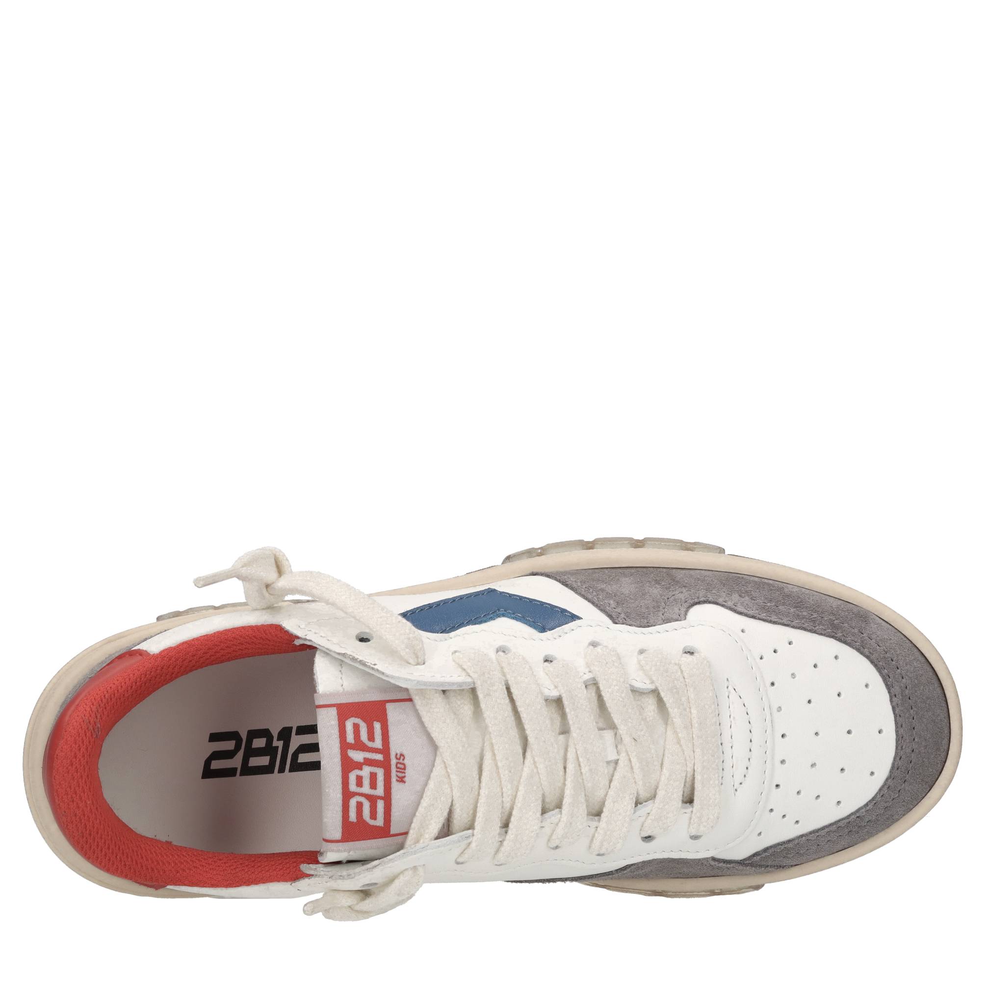 Sneakers in pelle e camoscio 