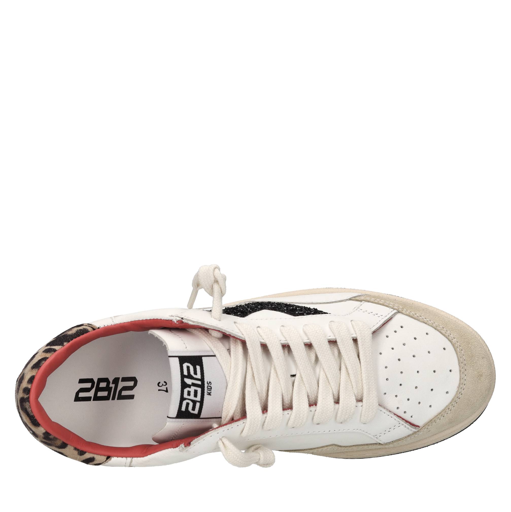 Sneakers in pelle e camoscio 