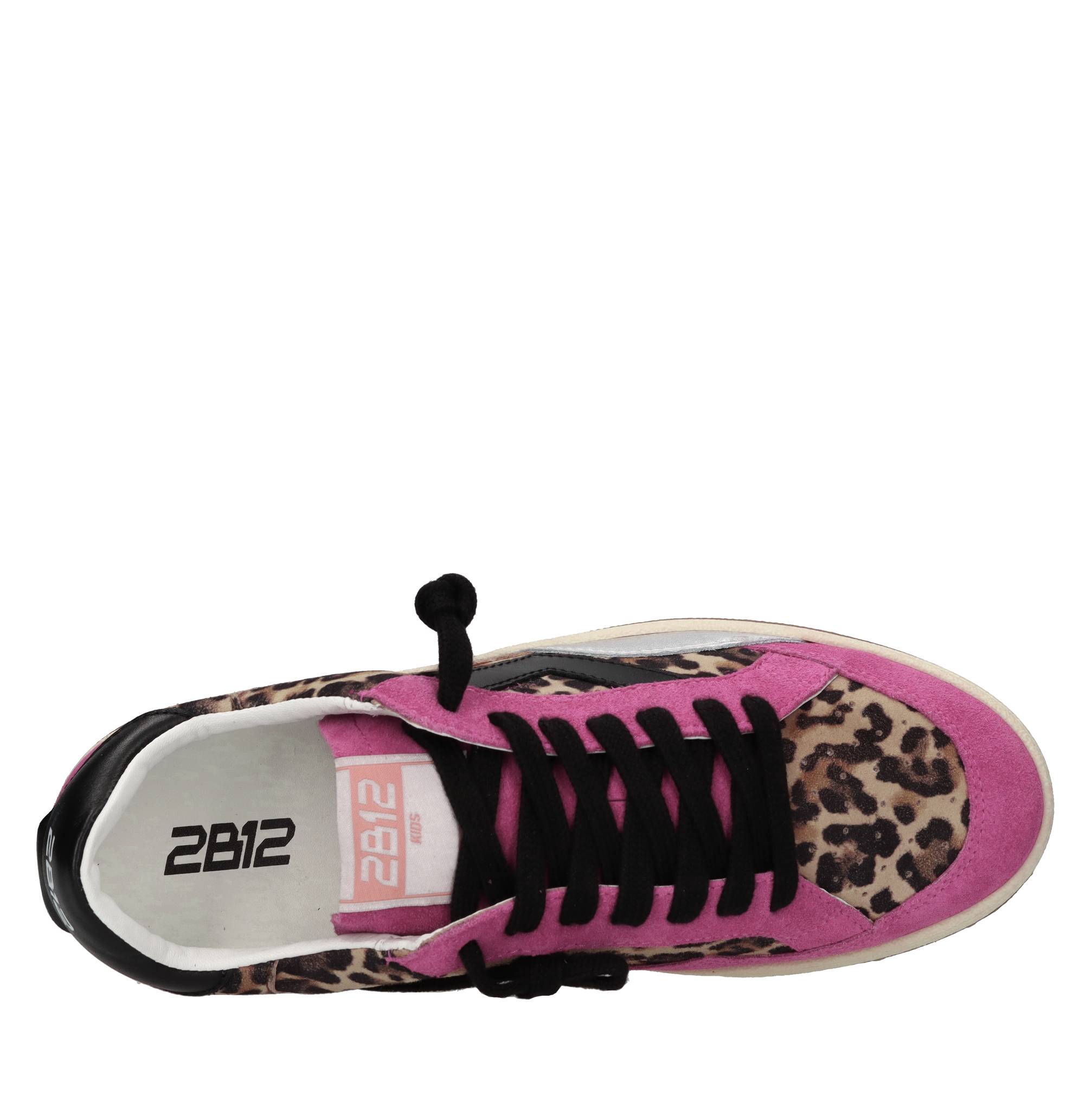 Sneakers in pelle e camoscio 