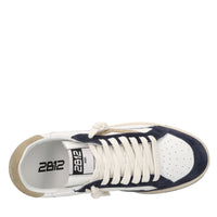 Sneakers in pelle e camoscio 