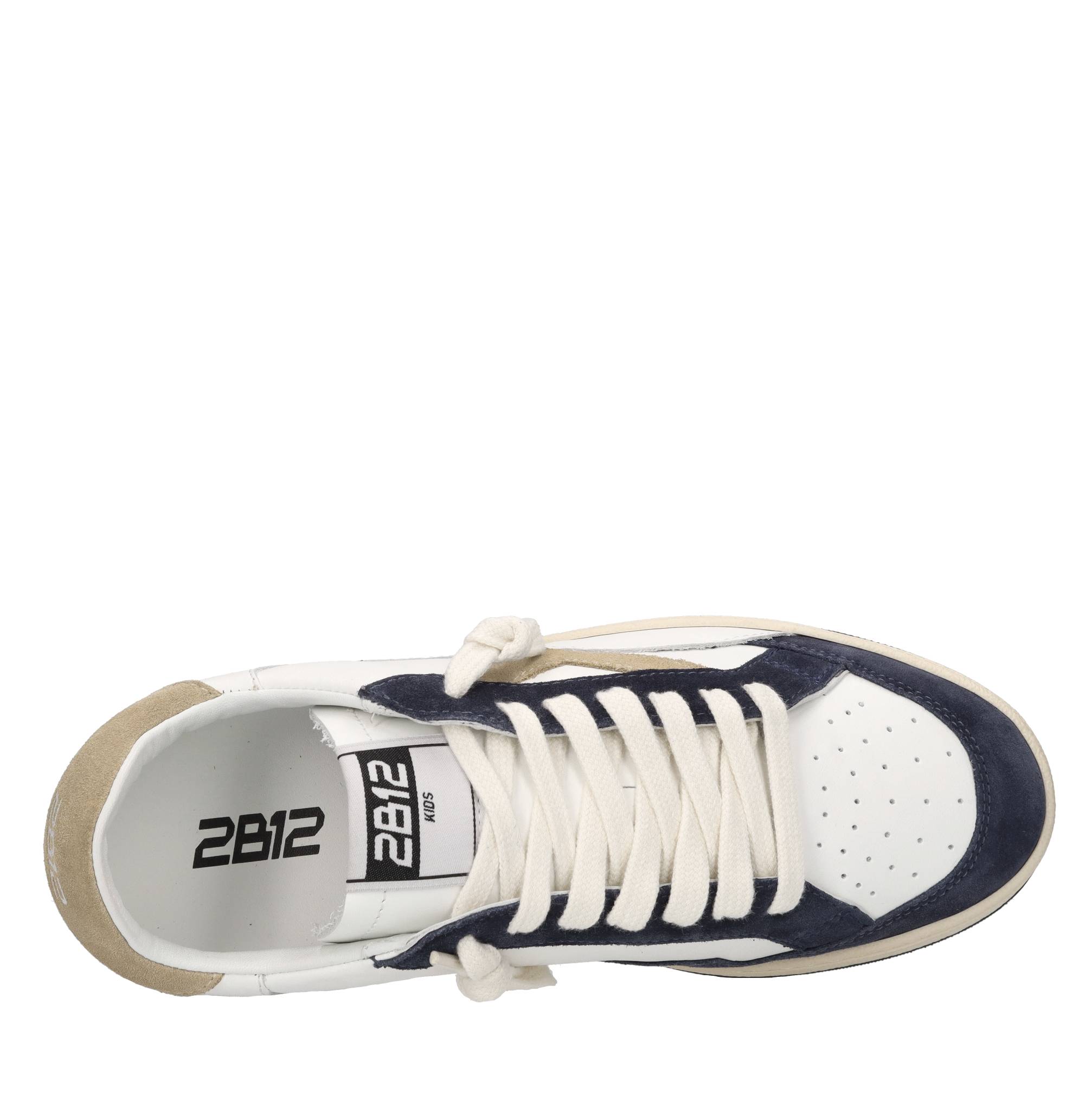 Sneakers in pelle e camoscio 