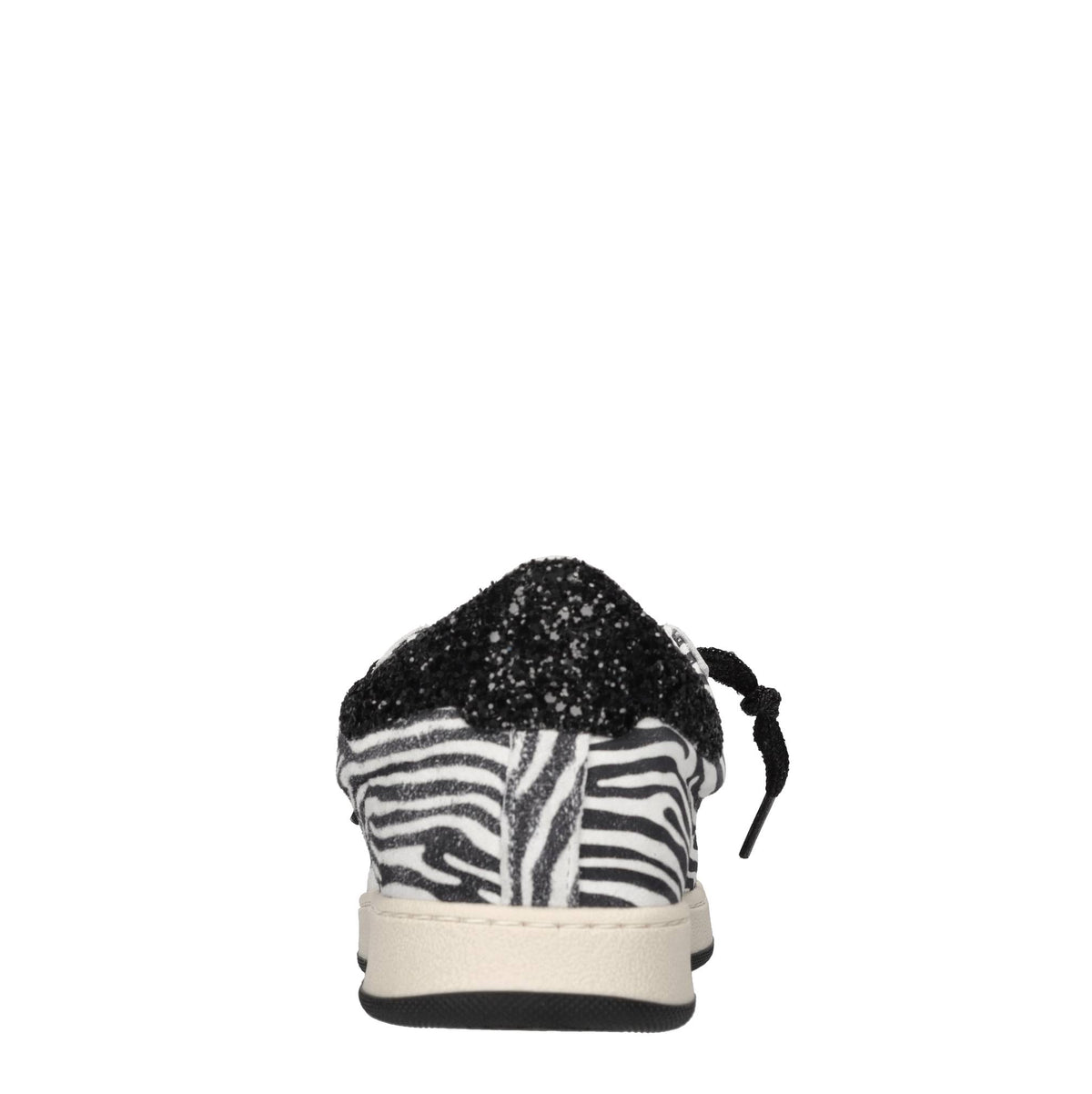 Sneakers in pelle,camoscio e glitter 