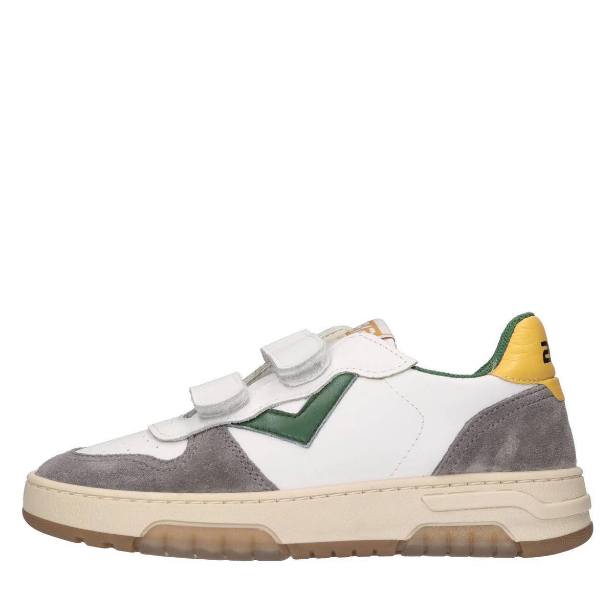 Sneakers in pelle e camoscio 