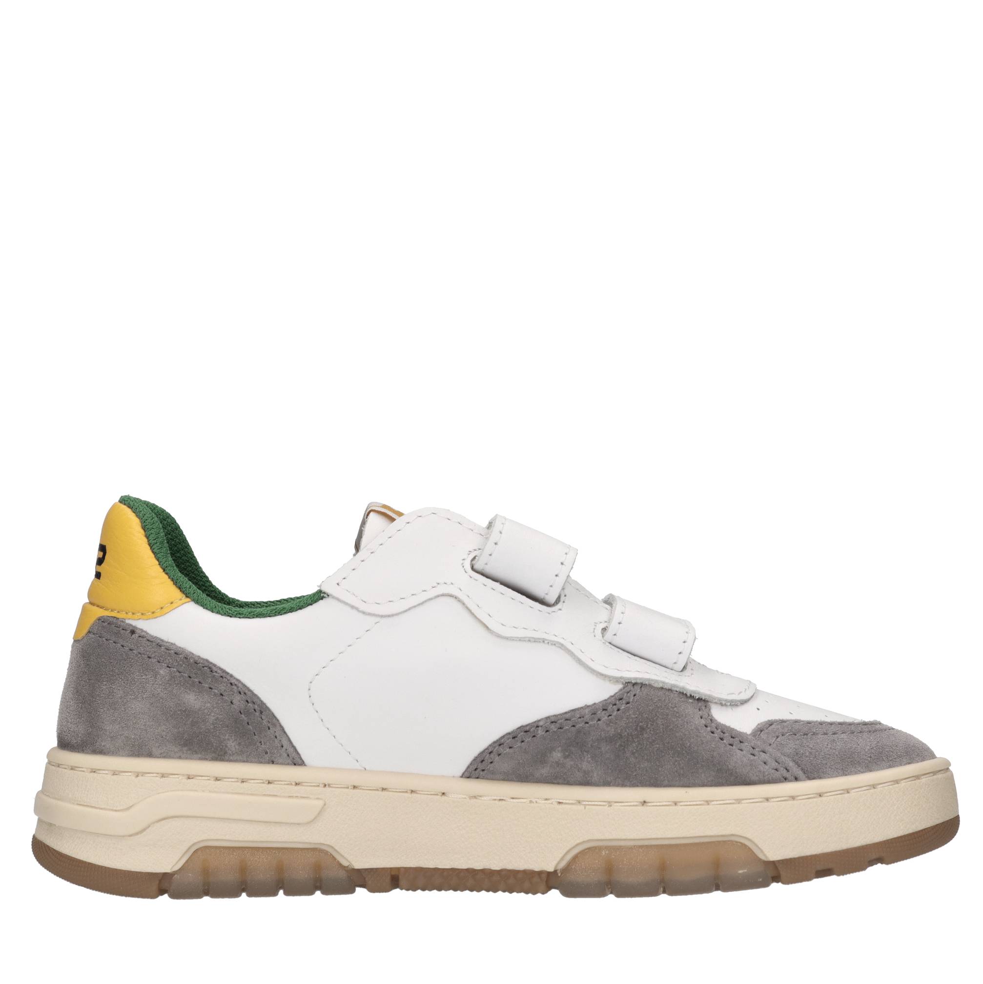 Sneakers in pelle e camoscio 