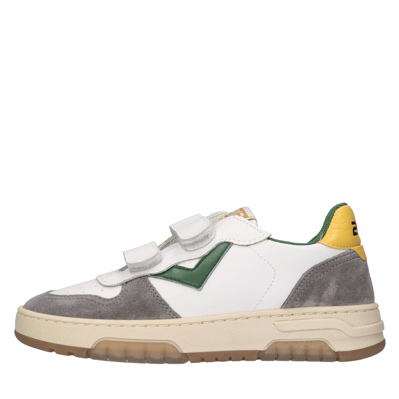 Sneakers in pelle e camoscio 