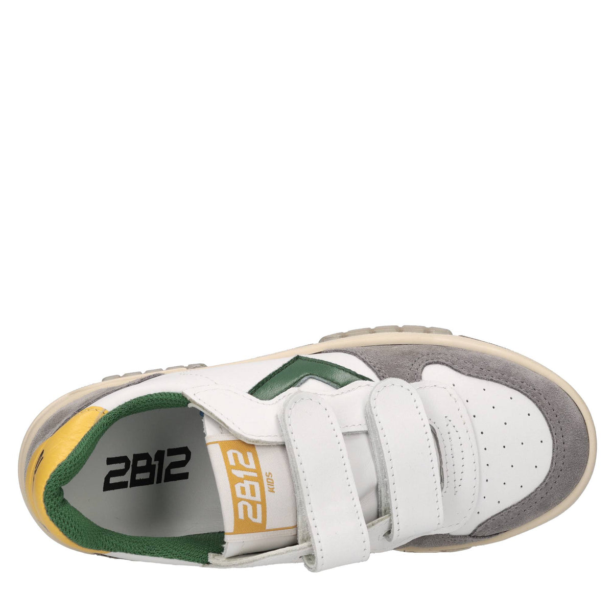 Sneakers in pelle e camoscio 