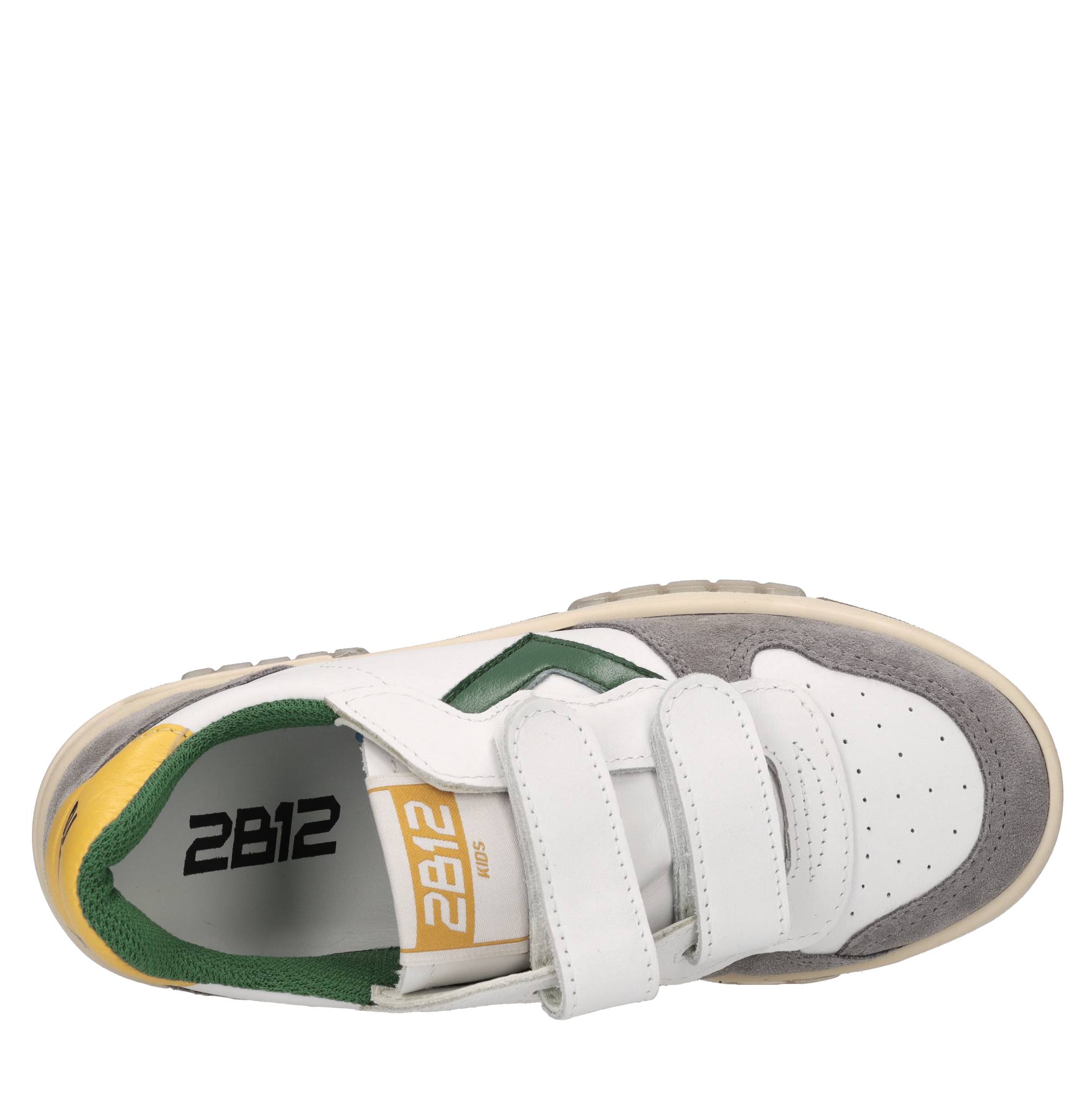 Sneakers in pelle e camoscio 