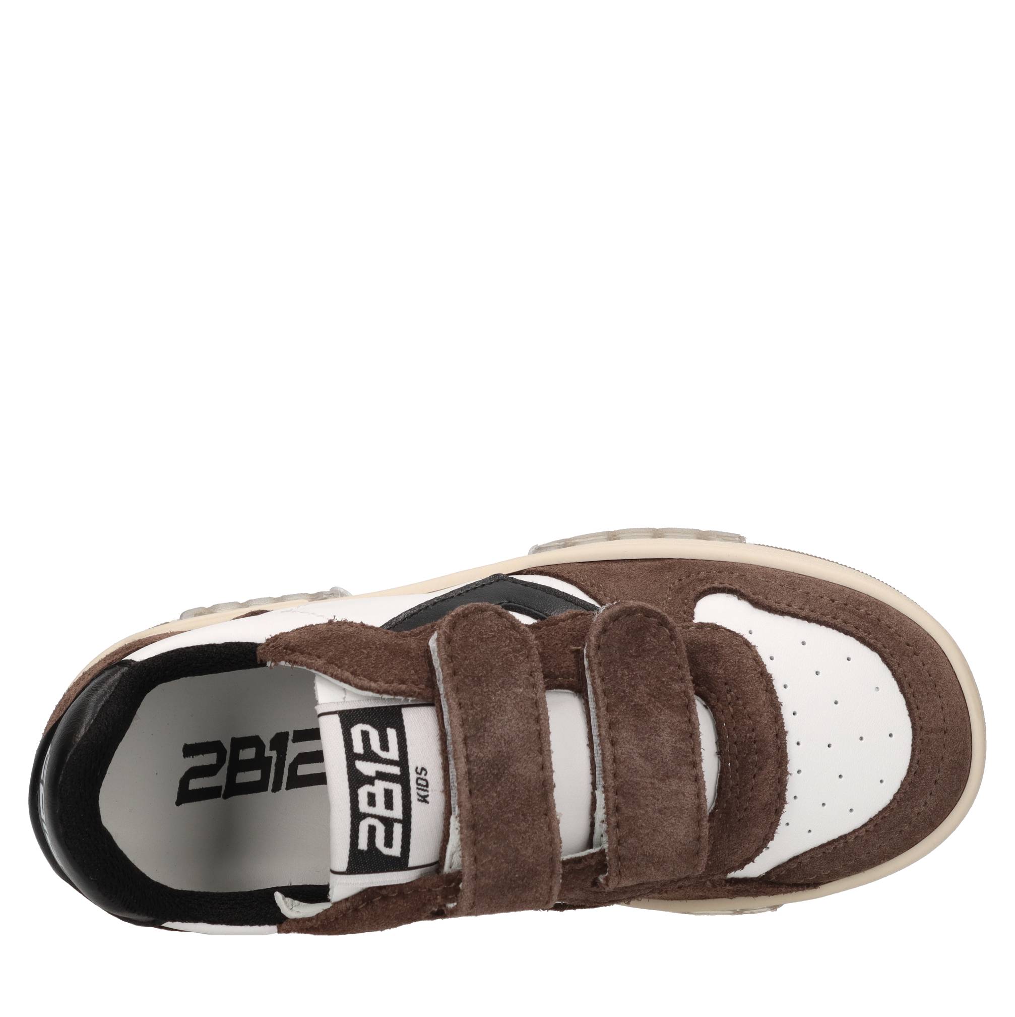 Sneakers in pelle e camoscio 