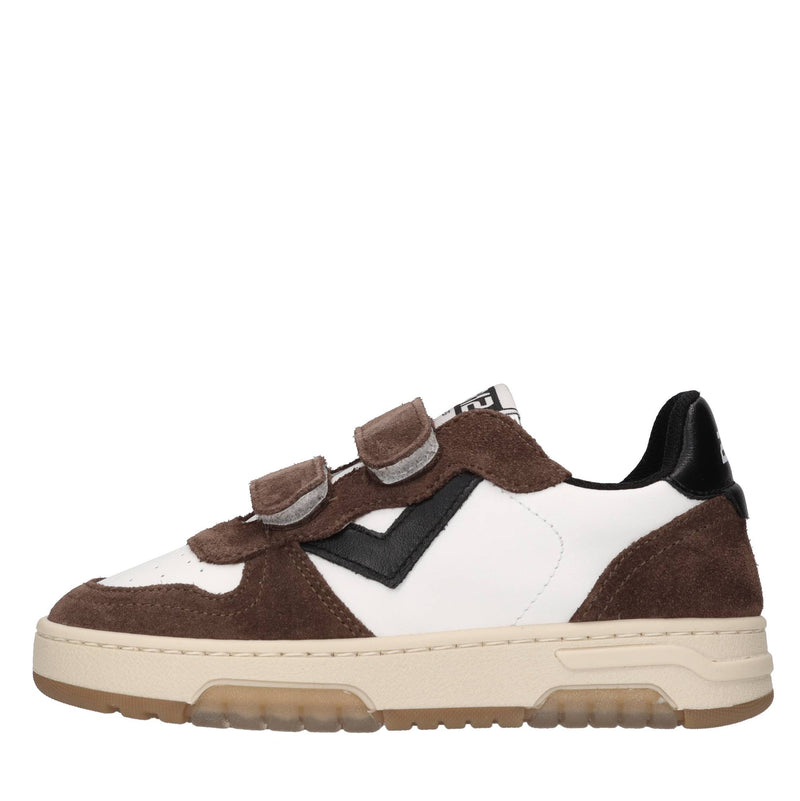 Sneakers in pelle e camoscio 