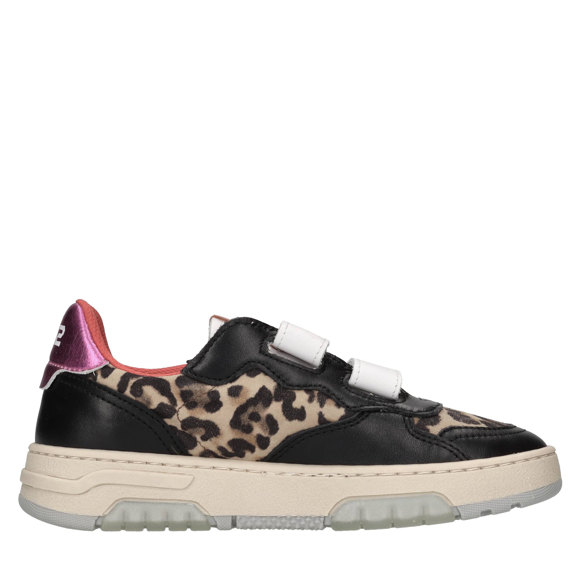 Sneakers in pelle e camoscio 