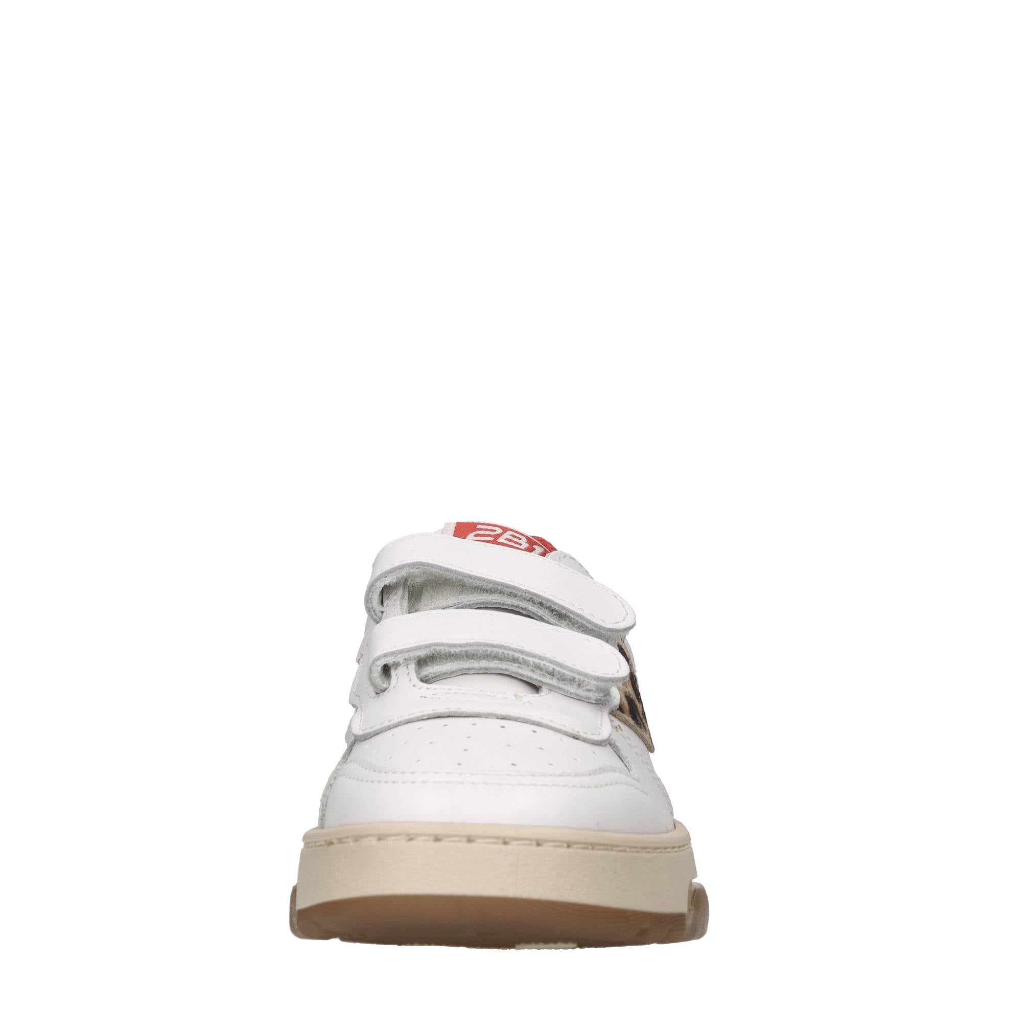 Sneakers in pelle e glitter 