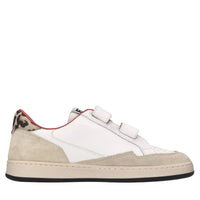 Sneakers in pelle e camoscio 