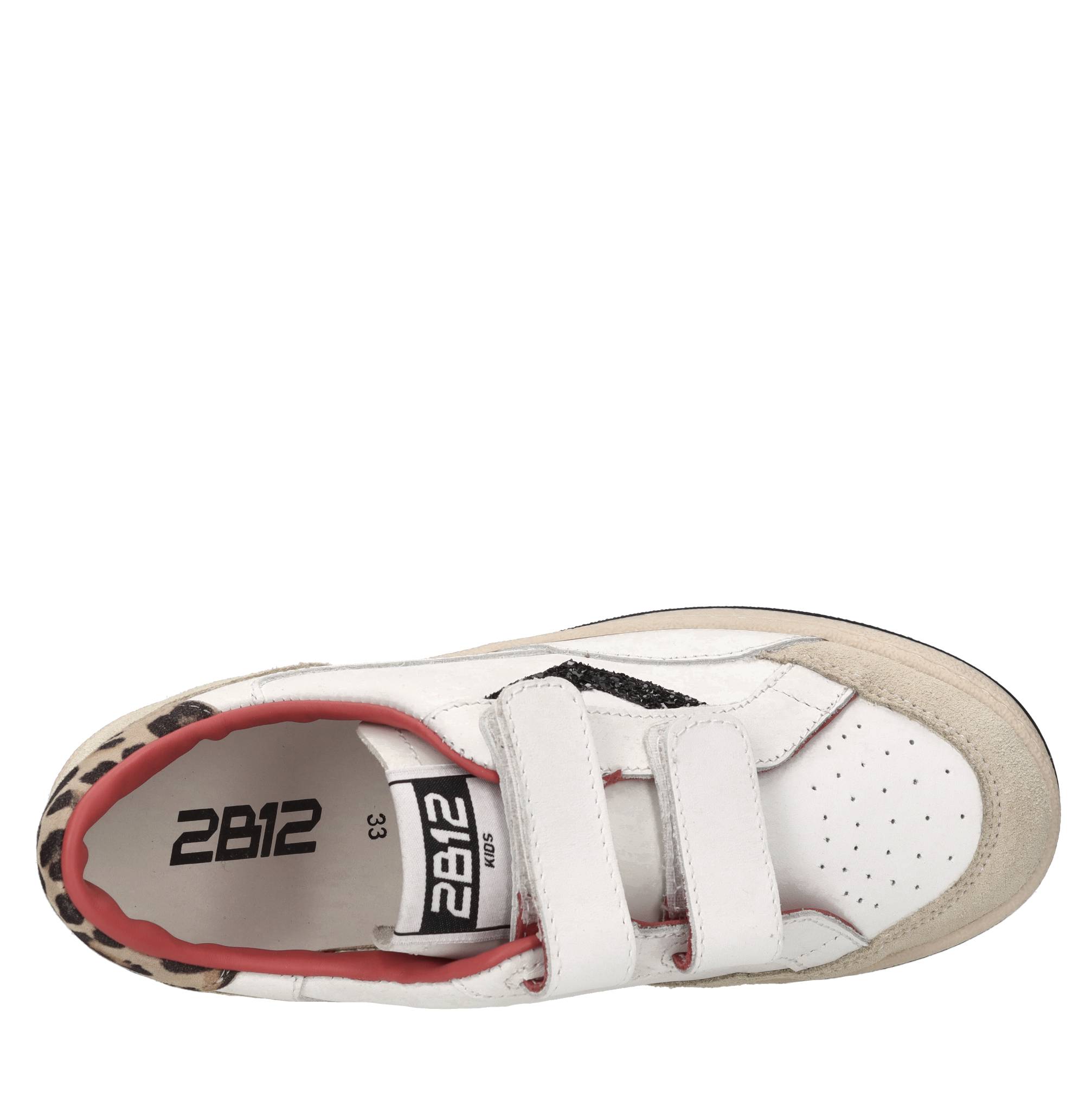Sneakers in pelle e camoscio 
