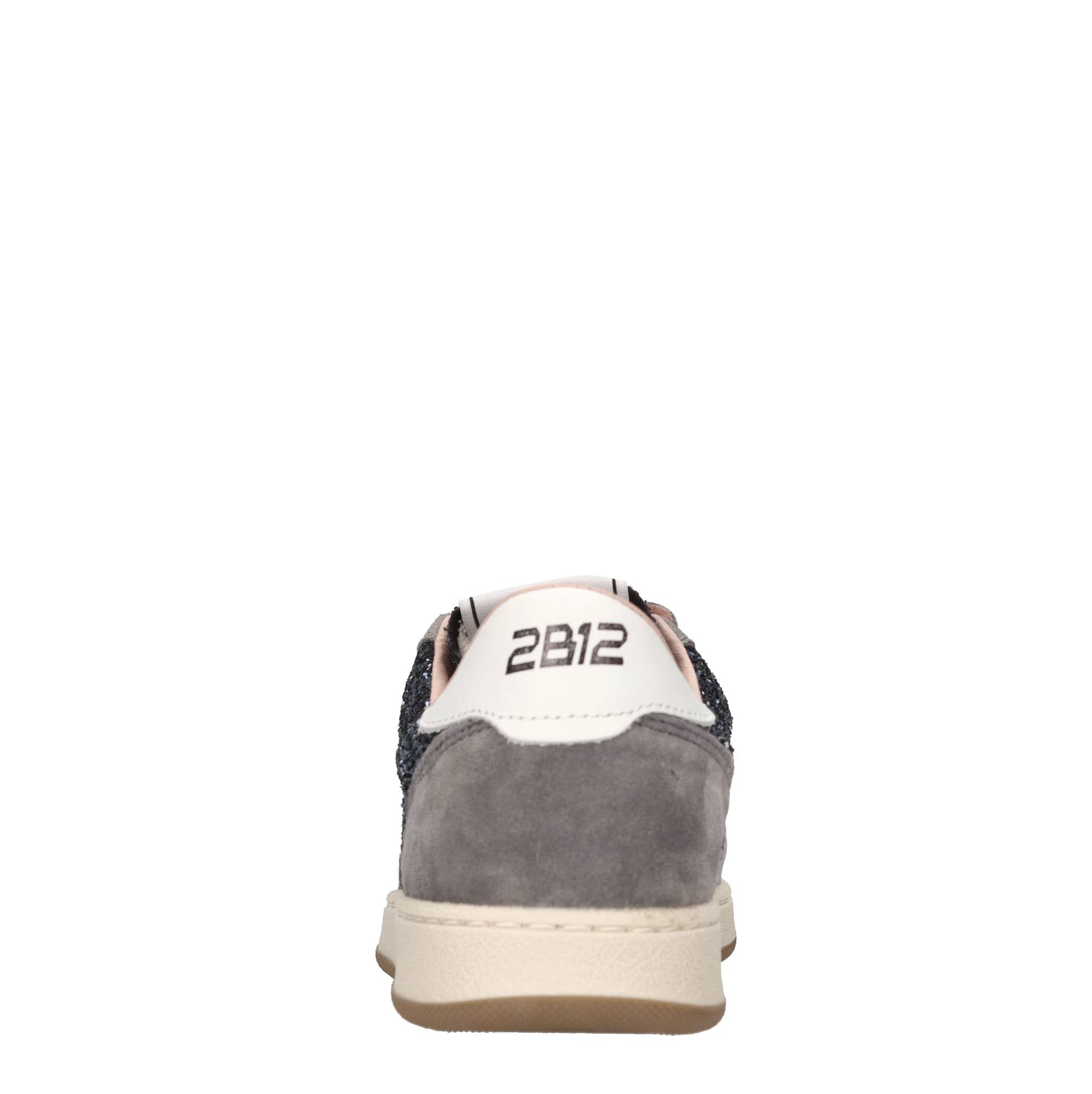 Sneakers in camoscio e glitter 