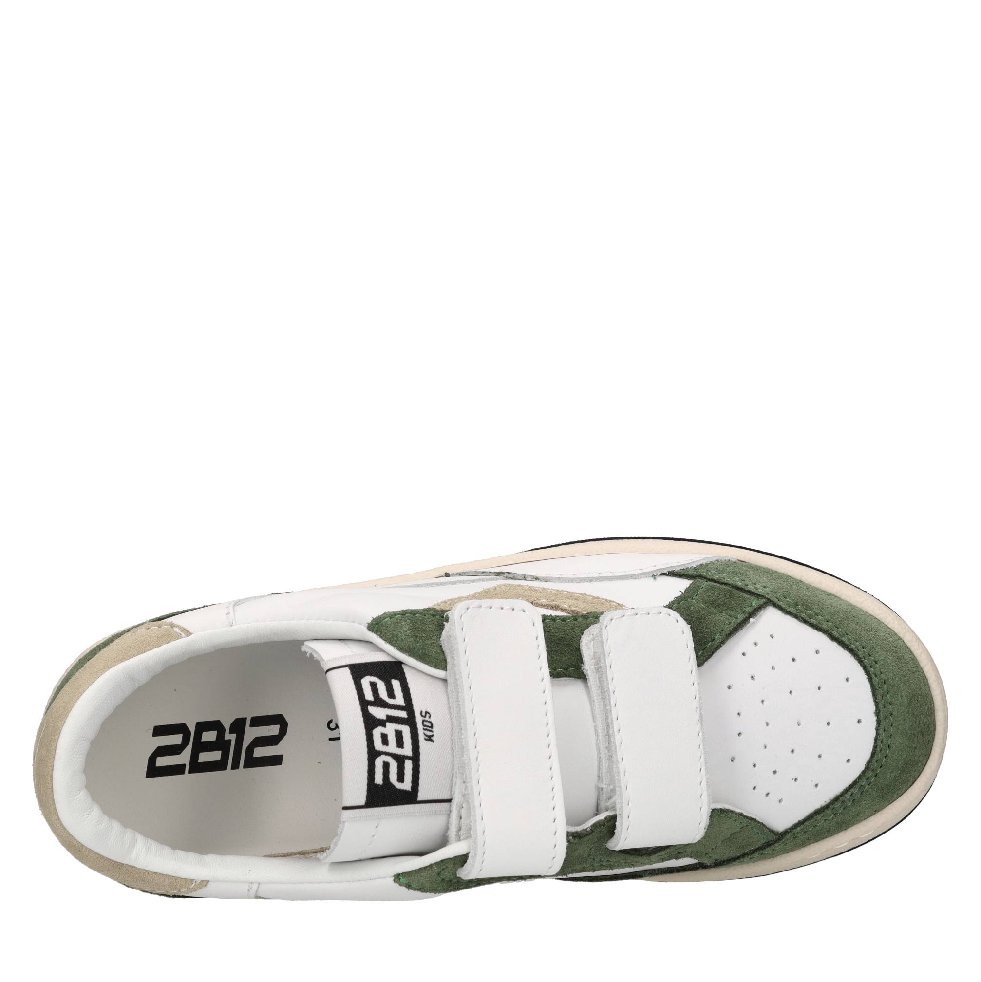 Sneakers in pelle e camoscio 