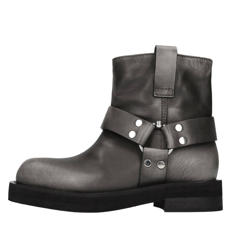 Stivaletti biker in pelle 