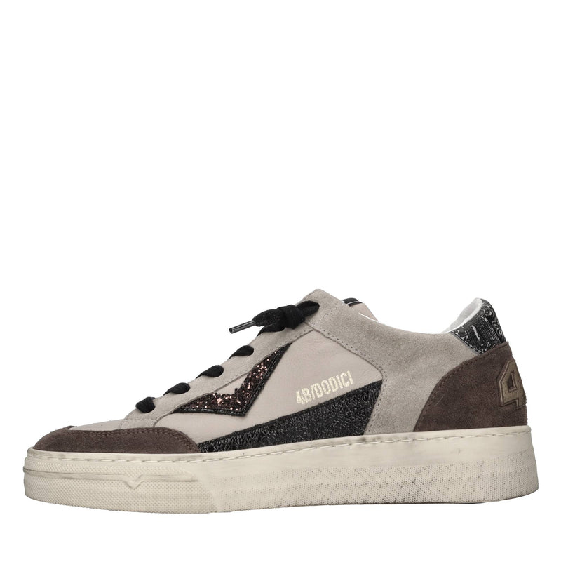 Sneakers in pelle e camoscio 