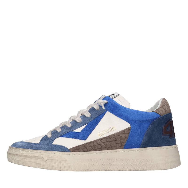 Sneakers in pelle e camoscio 