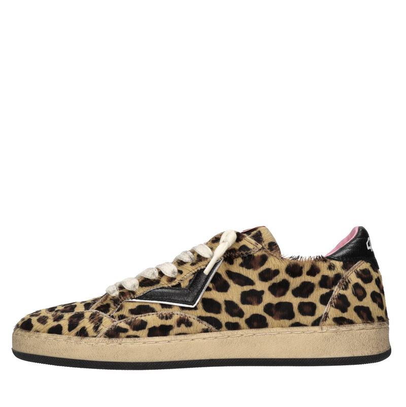 Sneakers in cavallino e pelle 
