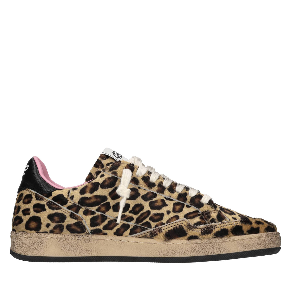 Sneakers in cavallino e pelle 