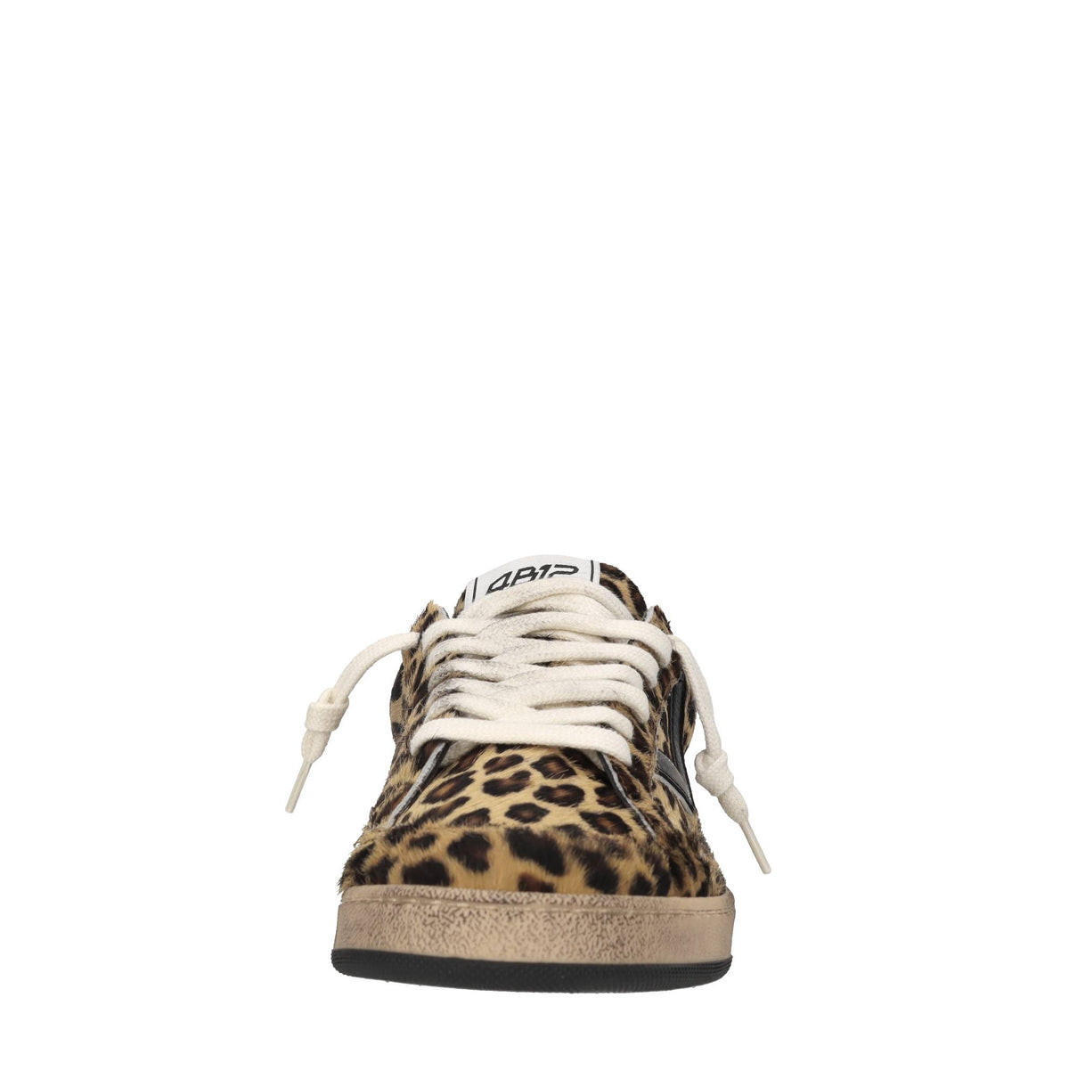 Sneakers in cavallino e pelle 