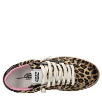 Sneakers in cavallino e pelle 